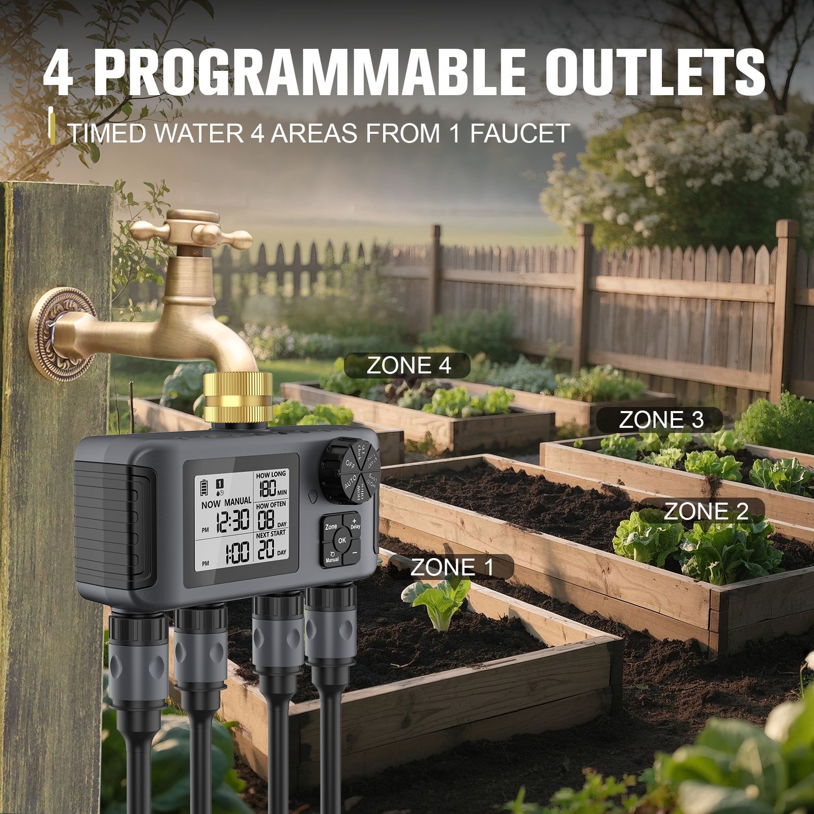New outdoor intelligent sub-co - Automatic Watering ulasan dan harga