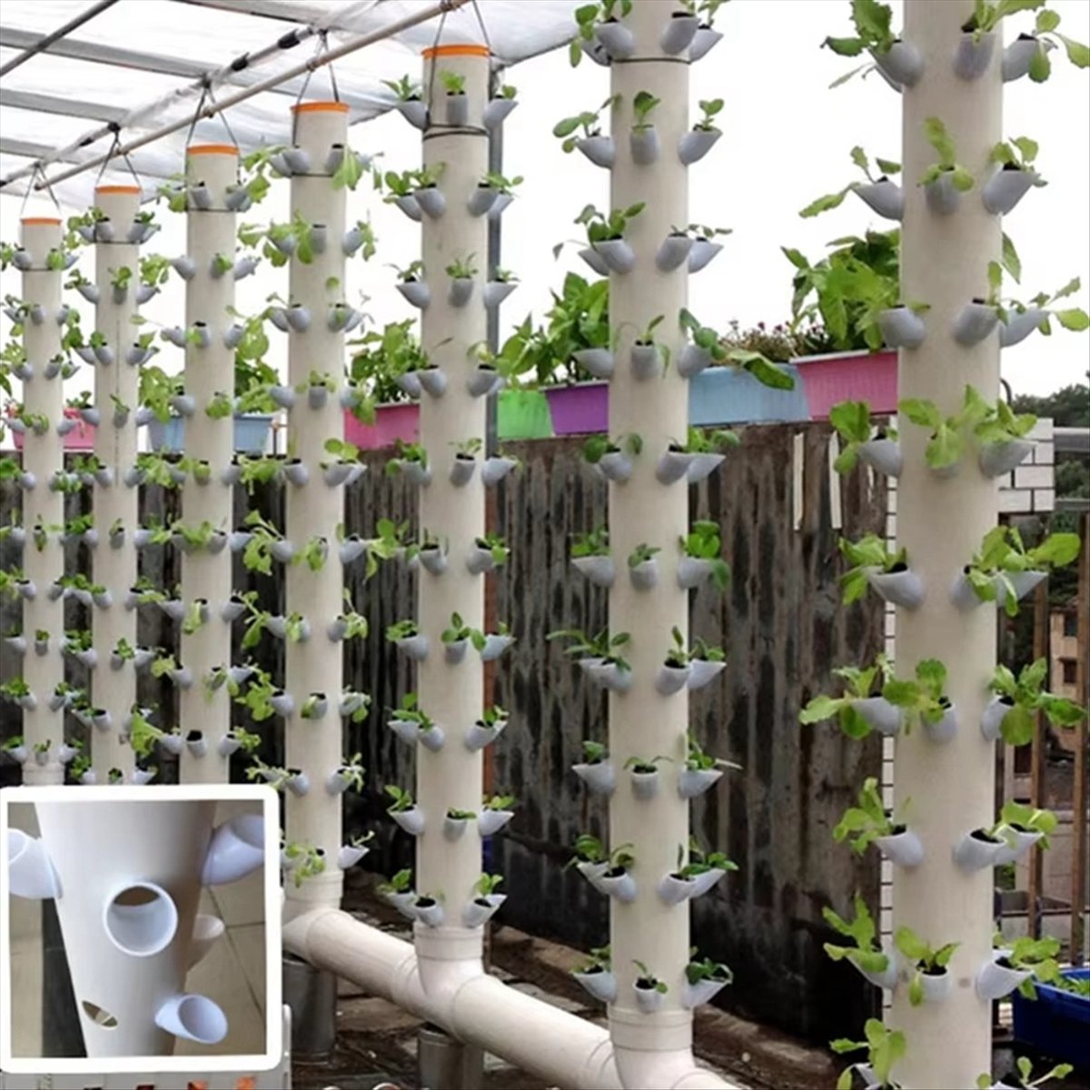 Hydroponic Vertical Tower Cont - Hydroponic Tower ulasan dan harga