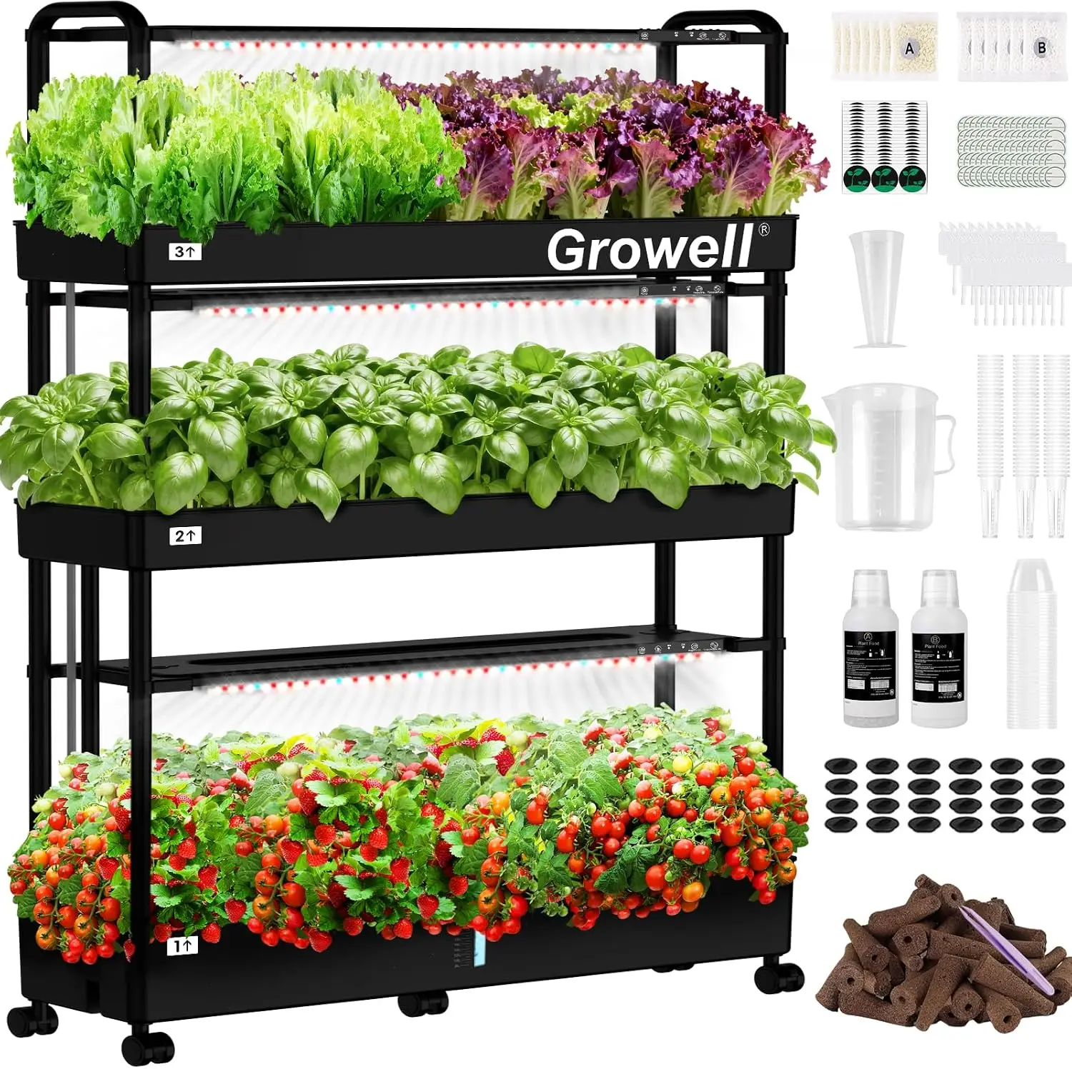 Large Hydroponics Growing Syst - Indoor Garden Kit ulasan dan harga