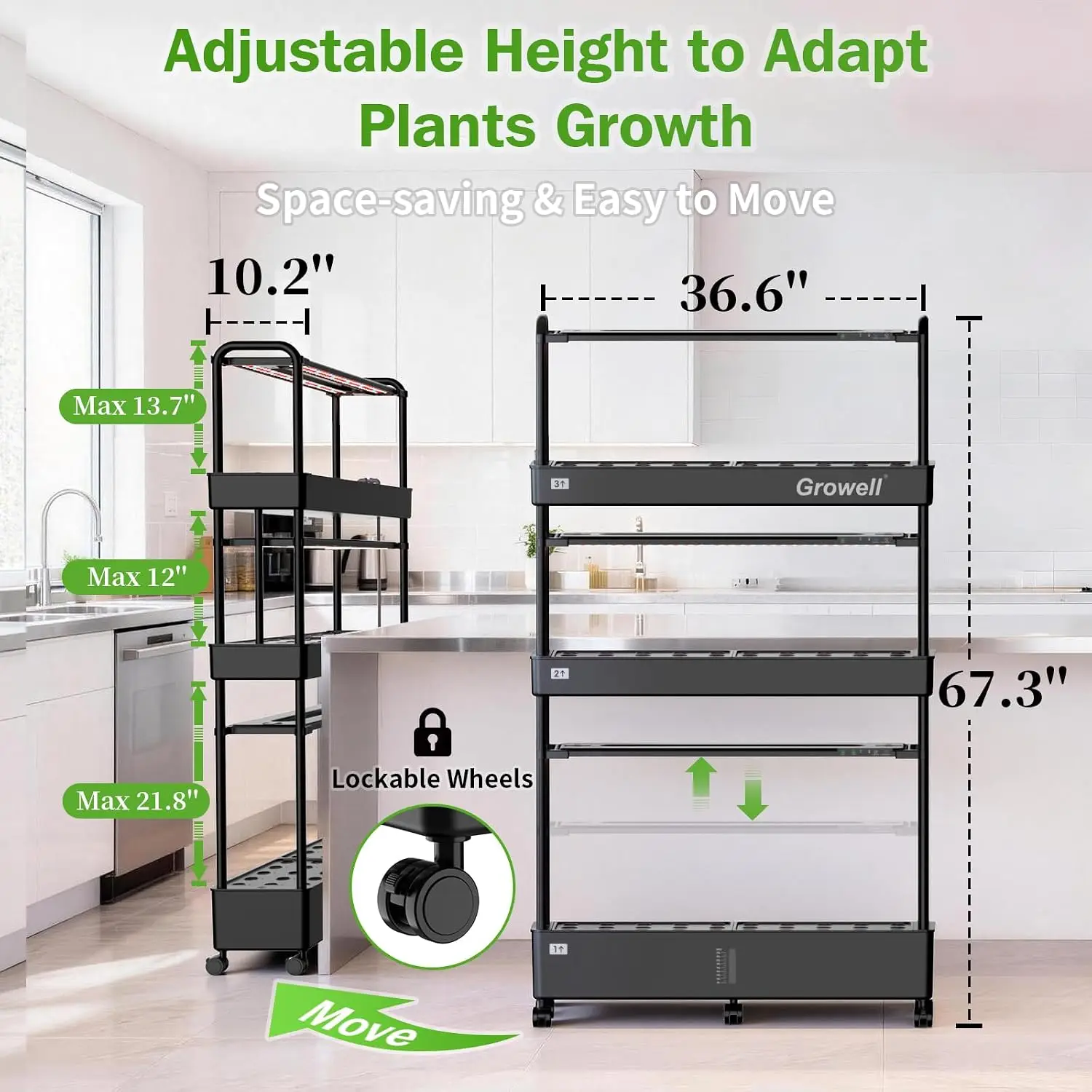 Large Hydroponics Growing Syst - Indoor Garden Kit ulasan dan harga