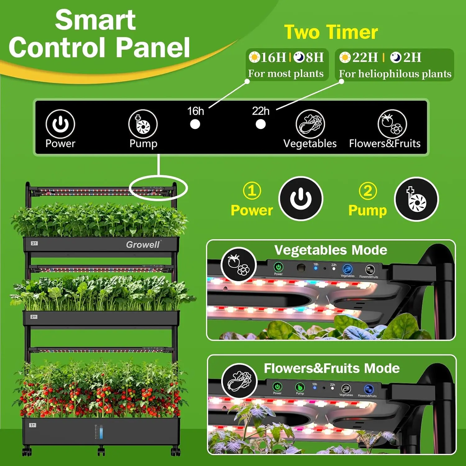 Large Hydroponics Growing Syst - Indoor Garden Kit ulasan dan harga