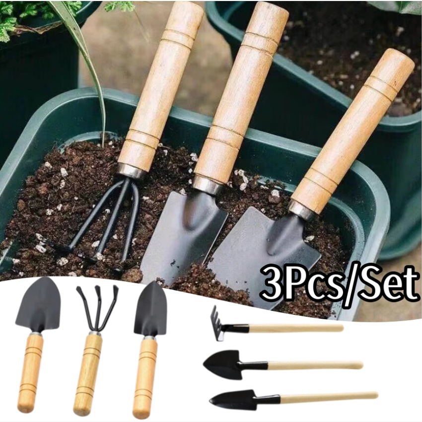 3Pcs/Set Mini Gardening Tools  - Indoor Garden Kit ulasan dan harga